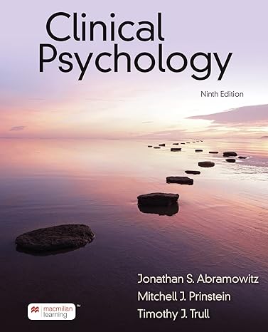 Clinical Psychology: A Scientific, Multicultural, and Life-Span Perspective (9th edition) - Epub + Converted Pdf